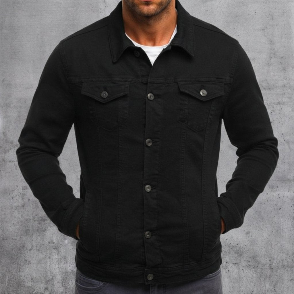 Kurtka jeansowa męska slim fit, 5 kolorów