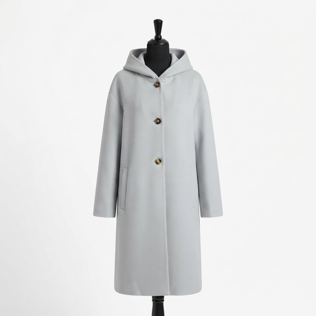 Płaszcz damski z kapturem, wiatroszczelny, rozmiary S–3XL
