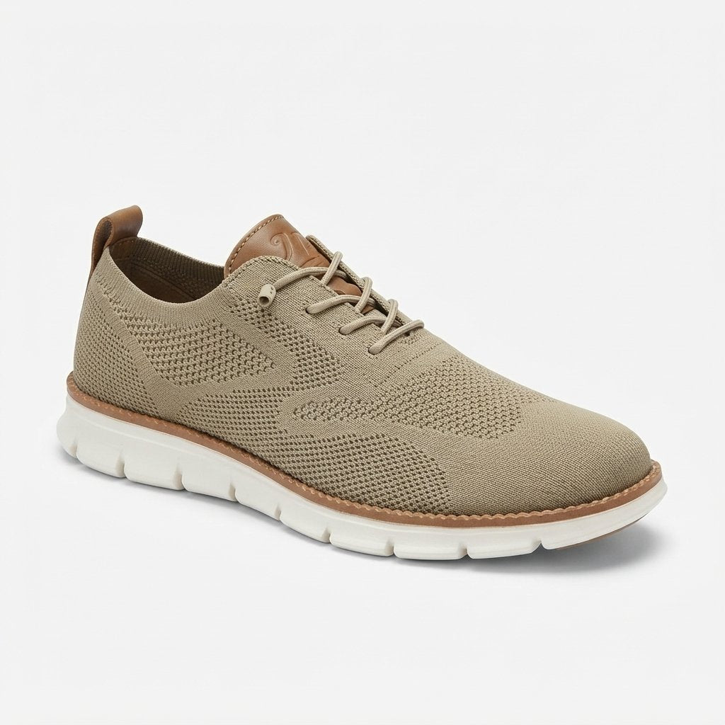 Sneakersy męskie z dzianiny, lekkie i wygodne