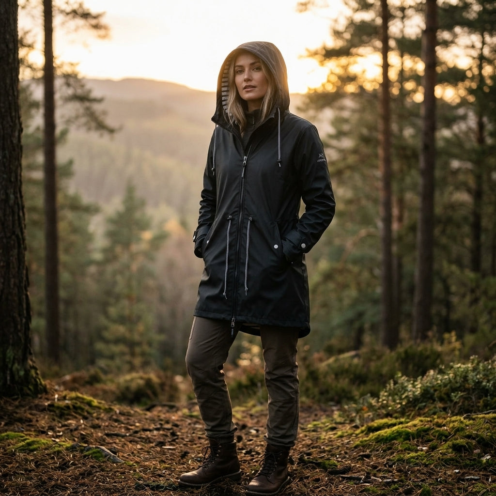Noëlle – Dámská outdoorová bunda s kapucí, voděodolná a funkční