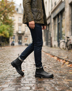 Zoreli boots męskie slip-on, skórzane, rozmiary EU 39–48
