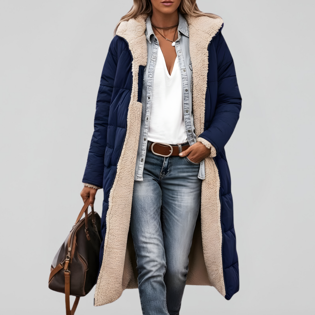 Damska Stylowa Odwracalna Kurtka Jesienna