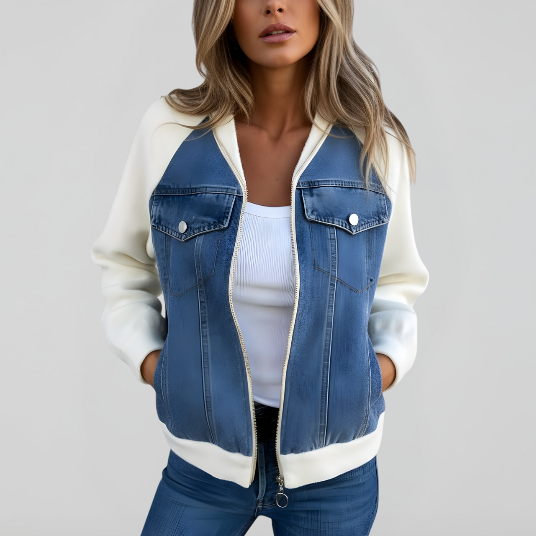 Damska Modna Kurtka Jesienna