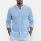 Męska elegancka koszula lniana