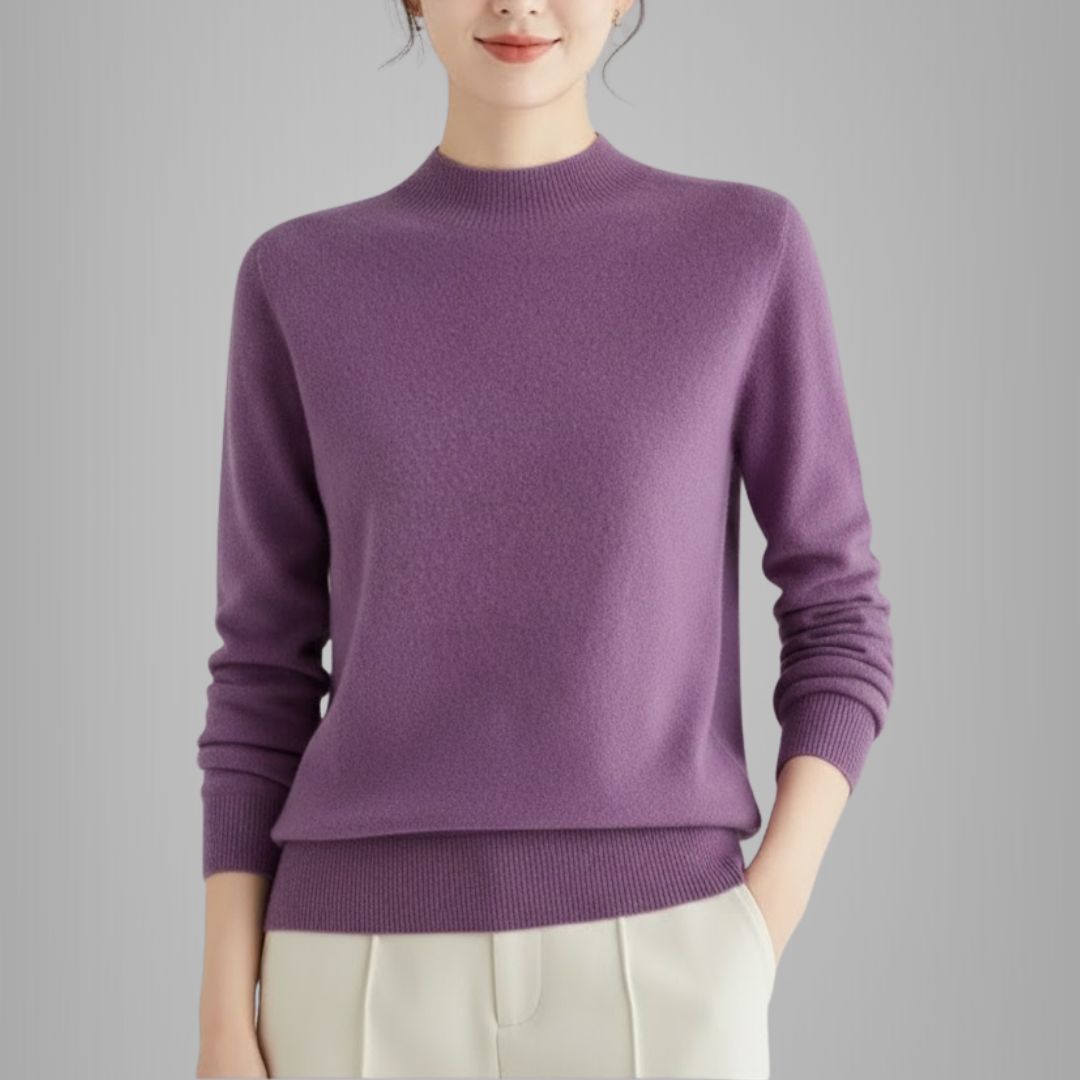 Damski sweter dzianinowy casual