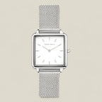 Leonard – Minimalistyczny Męski Zegarek na Pasku z Siatki Ponadczasowa Elegancja
