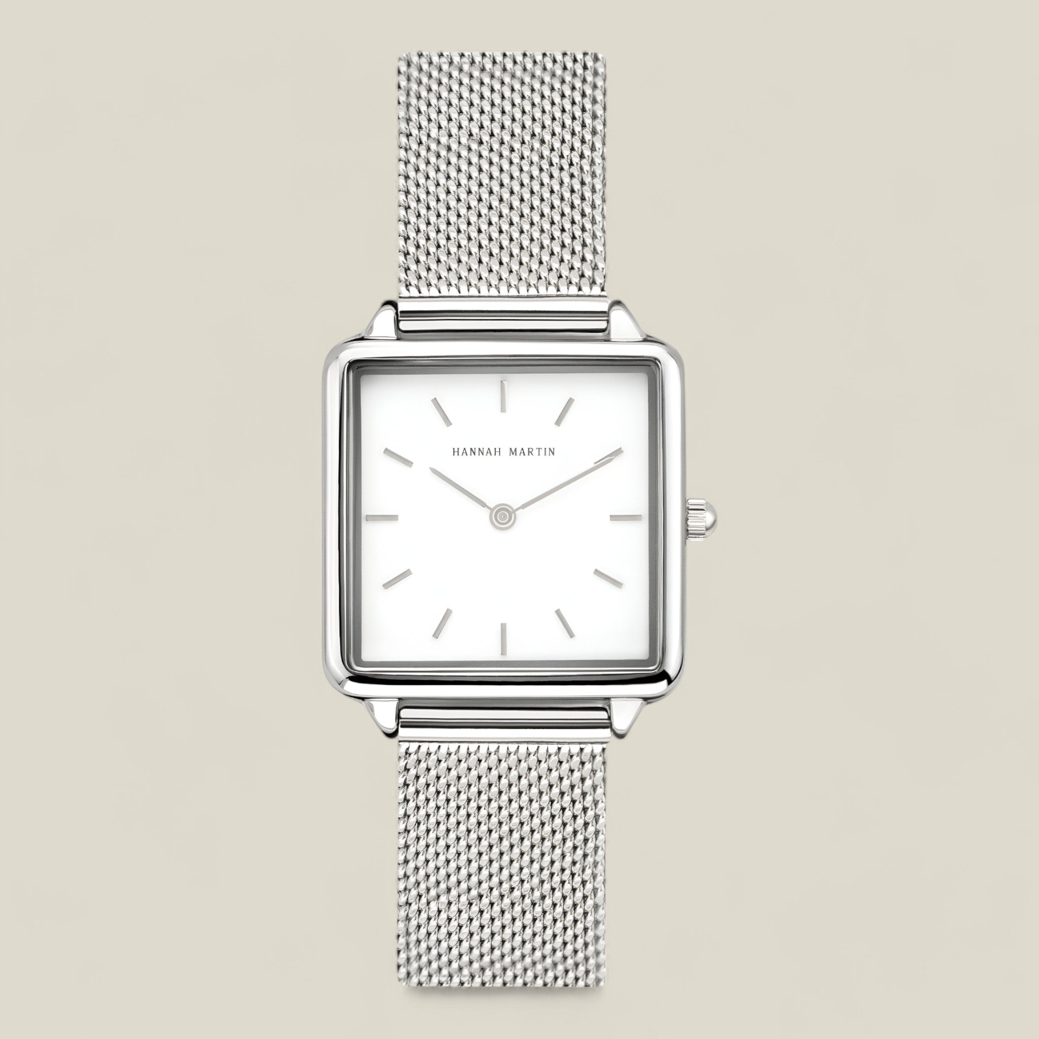 Leonard – Minimalistyczny Męski Zegarek na Pasku z Siatki Ponadczasowa Elegancja
