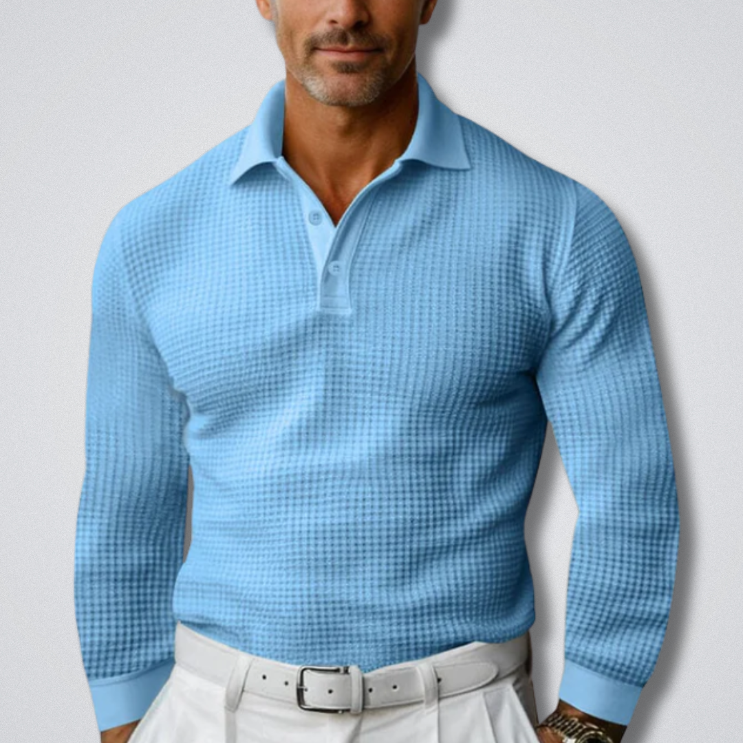 Męski Sweter Polo Comfort