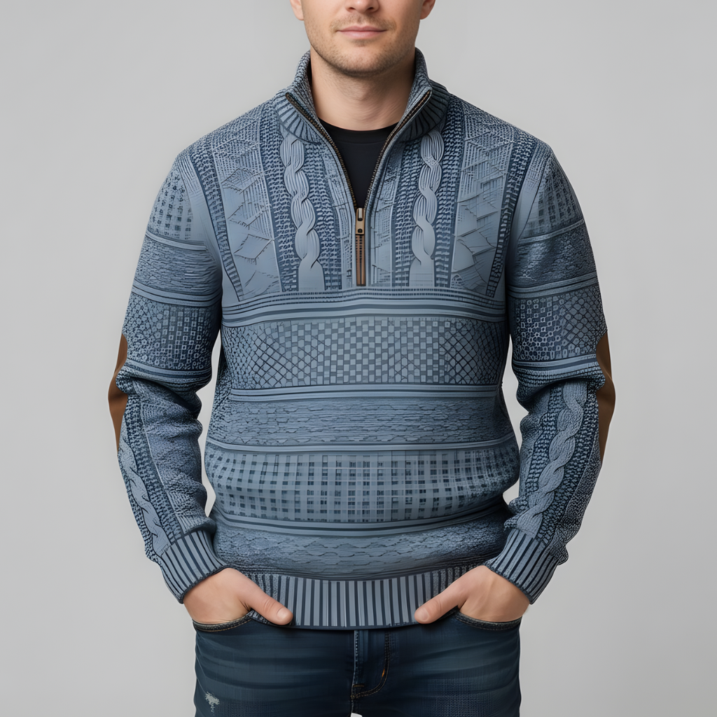 Men's Classic Half-Zip Sweater