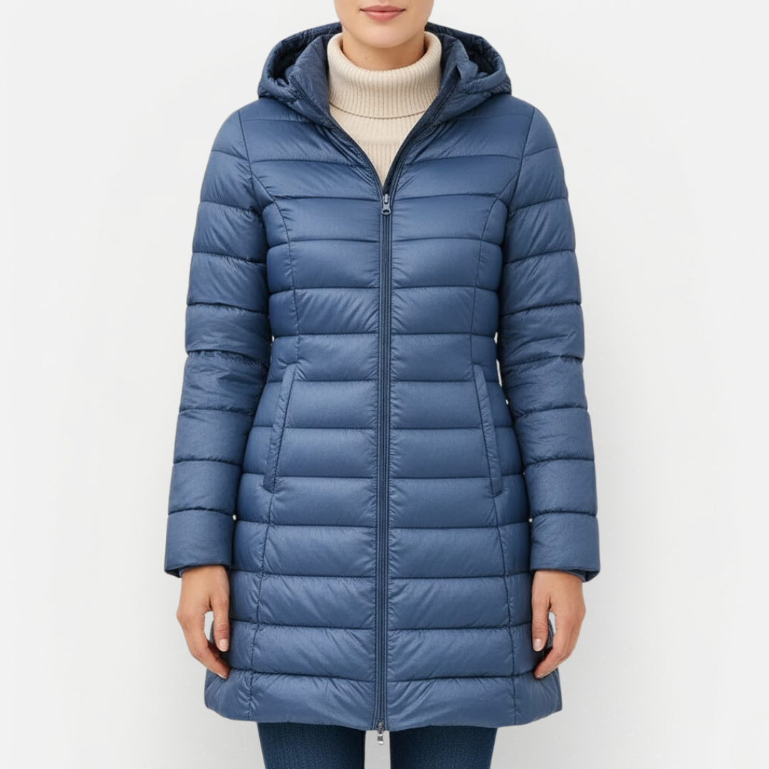 Women's Lightweight Winter Jacket with Hood