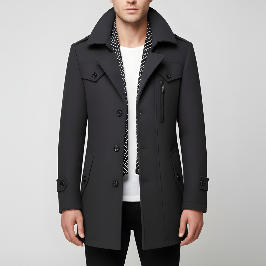 Trencz inspirowany stylem vintage