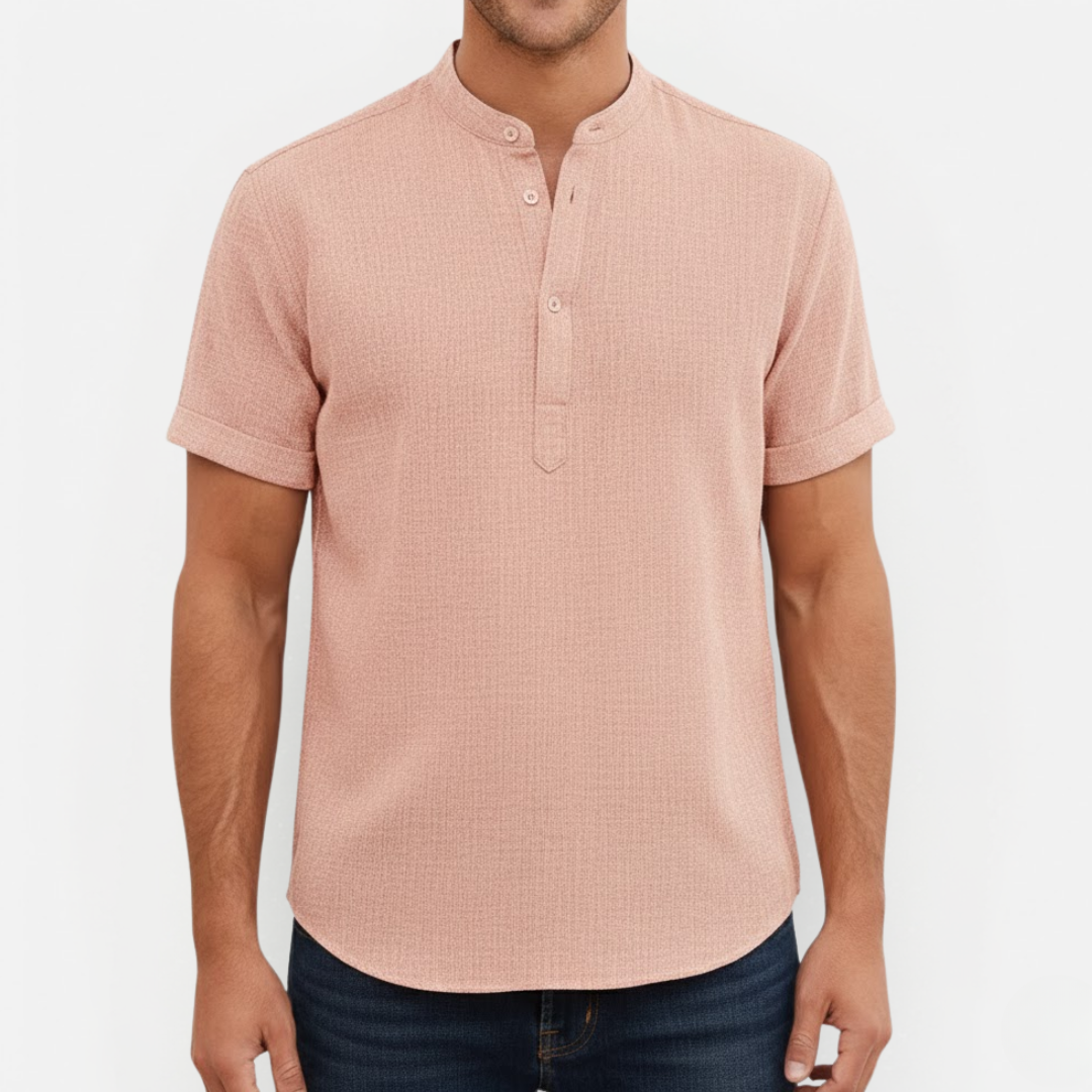 Męska przewiewna koszula lniana