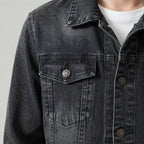 Kurtka jeansowa męska slim fit – denim bawełniany