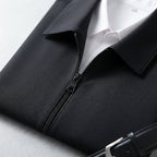 Kurtka męska z zamkiem, elegancki krój biznesowy
