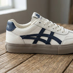 Sneakersy damskie low-top z kontrastowymi paskami
