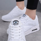 Sneakersy damskie na podwyższonej podeszwie z grafiką oka