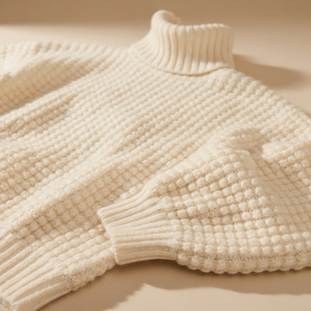 Sweter damski z golfem, luźny krój, dzianina – S do 2XL