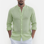 Męska elegancka koszula lniana