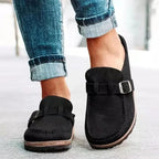Natalia – Women's Flat Strap Sandals Retro Style Comfortable Summer