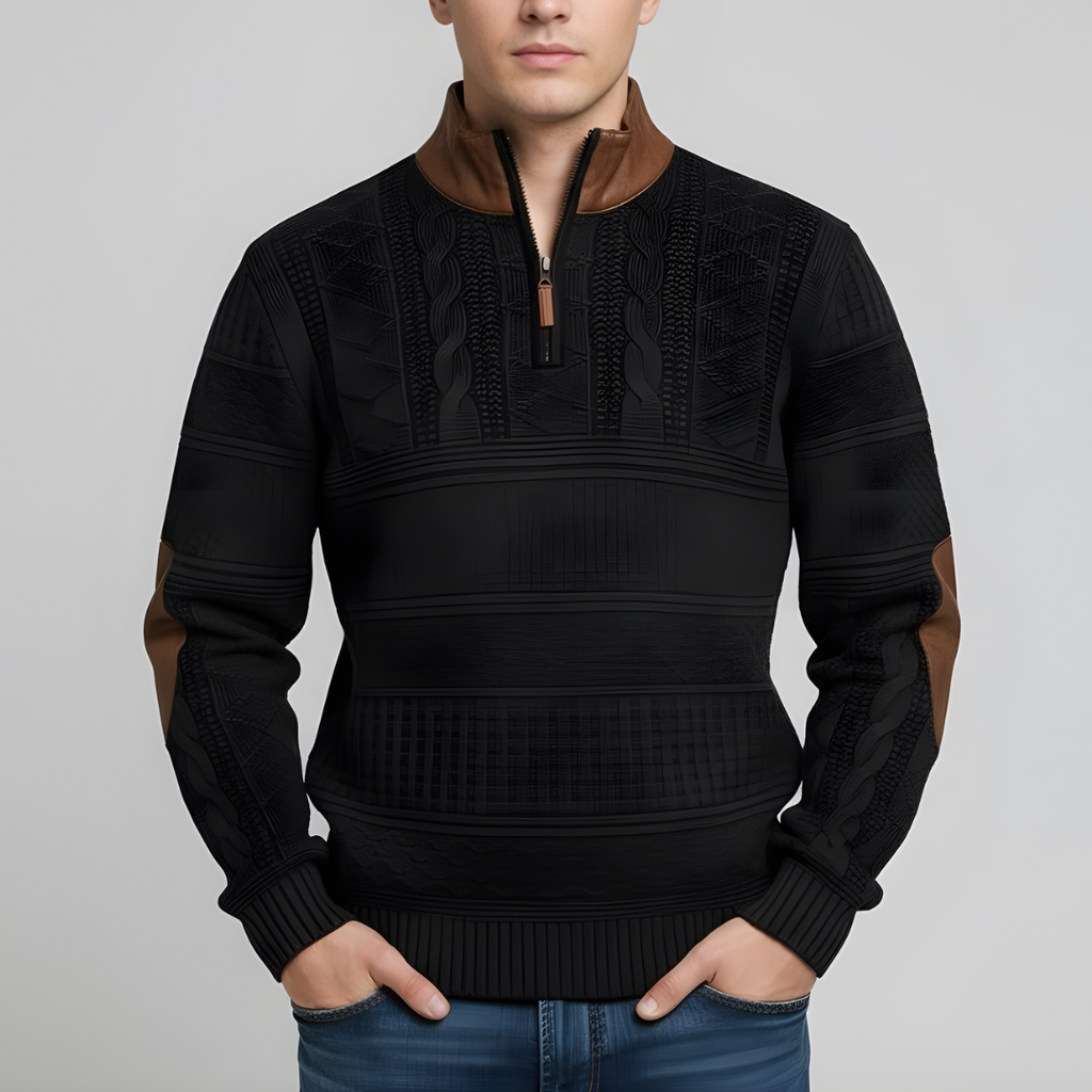 Men's Classic Half-Zip Sweater