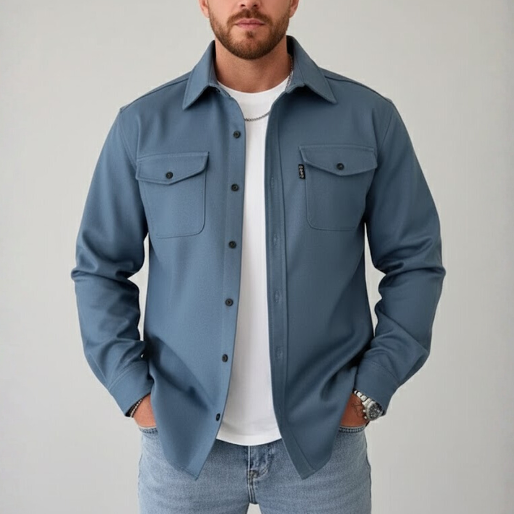 Men's Casual Shirt Jacket