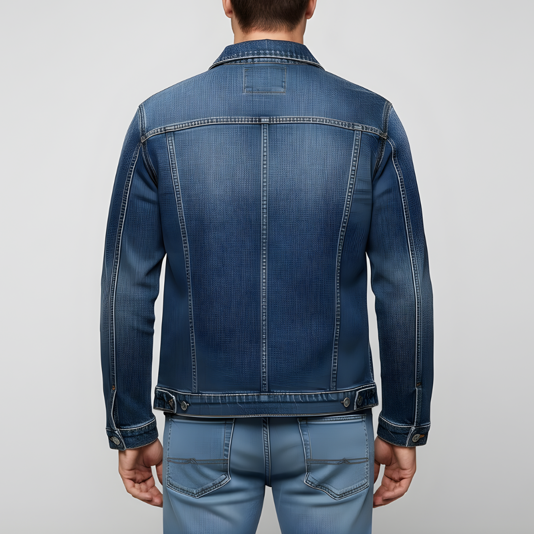 Klasyczna męska kurtka dżinsowa