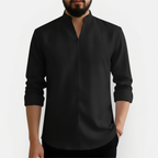 Męska stylowa koszula z dekoltem V