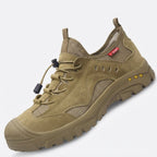 Buty robocze ze stalowym noskiem, oddychające, antypoślizgowe — Khaki