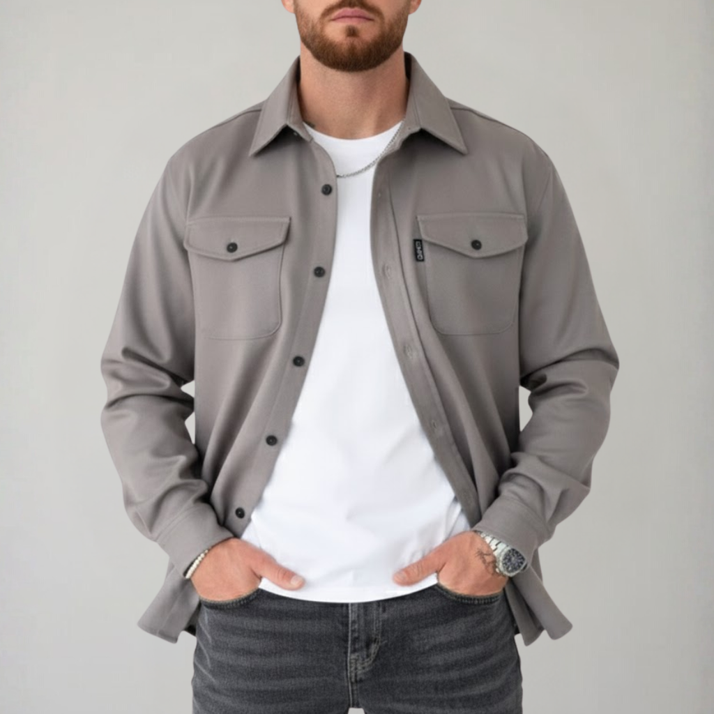 Men's Casual Shirt Jacket