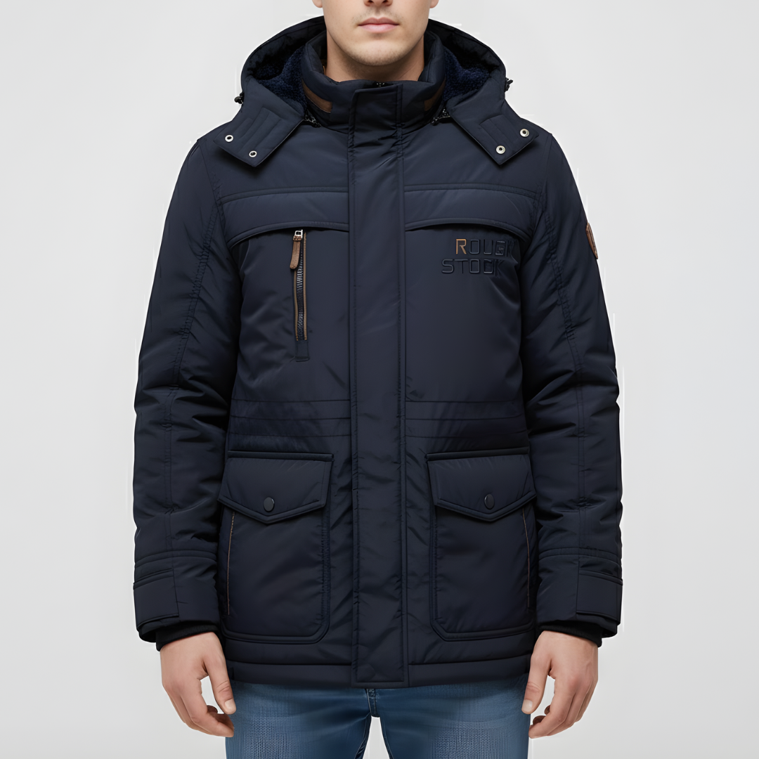 Ciepła, ocieplana kurtka zimowa dla mężczyzn