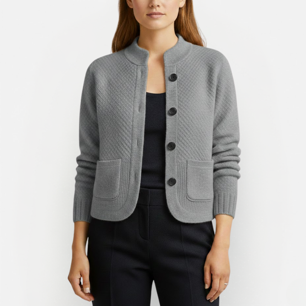 Women's Casual Button-Up Cardigan