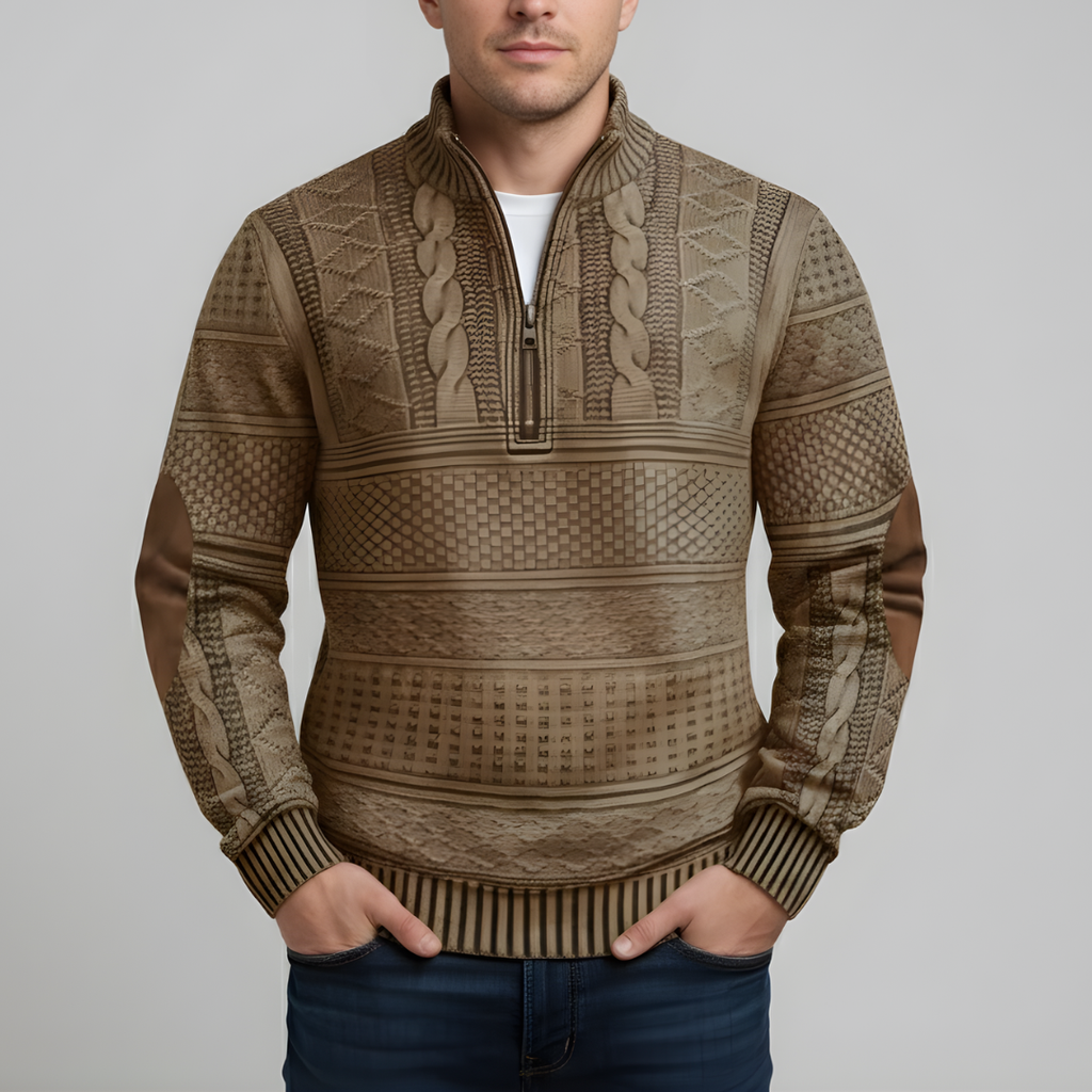 Men's Classic Half-Zip Sweater