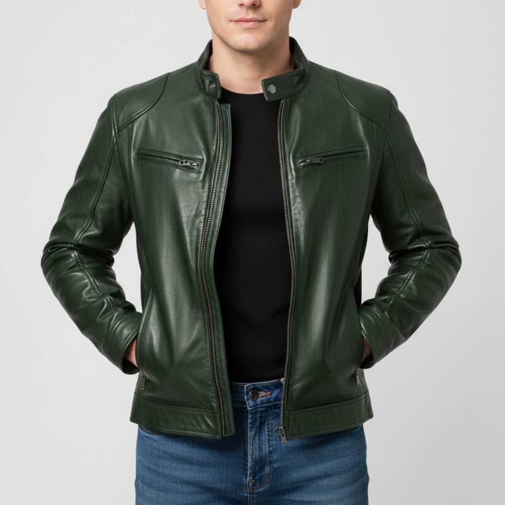 Stylish Men's Leather Jacket
