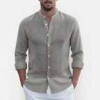 Męska elegancka koszula lniana