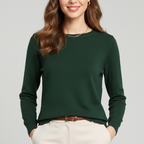 Women's Wool and Cashmere Blend Sweater