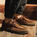 Tobias – Pantofi bărbătești casual cu șireturi și vârf rotund, confortabili