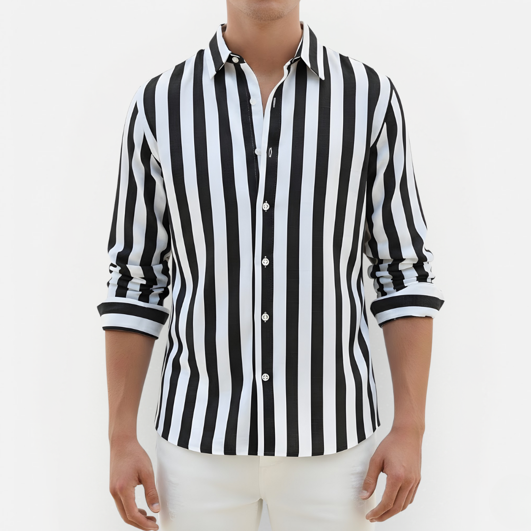 Męska casualowa koszula w paski