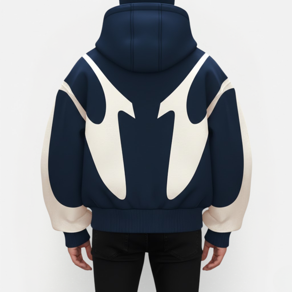 Męska wszechstronna bluza z kapturem i wbudowaną kominiarką