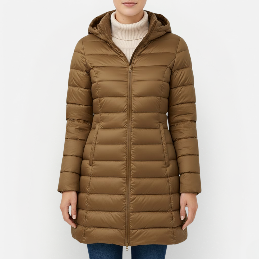 Women's Lightweight Winter Jacket with Hood