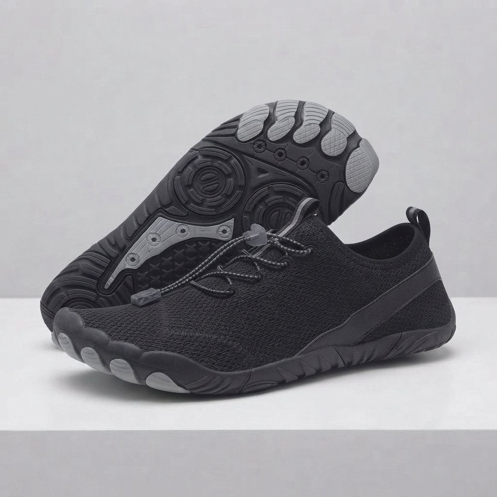 Buty barefoot z elastyczną podeszwą 4 mm – unisex — Czarny