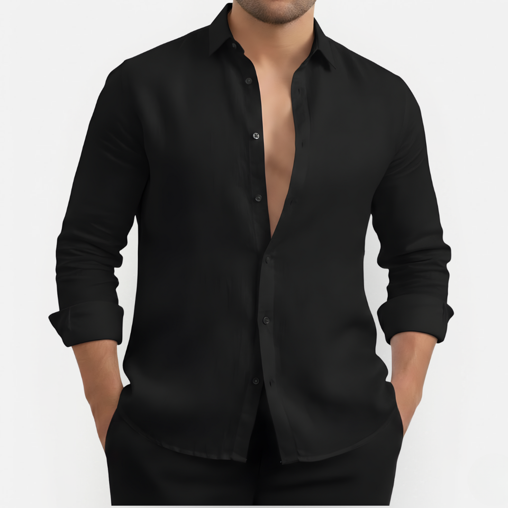 Men's Luxury Button-Up Shirt