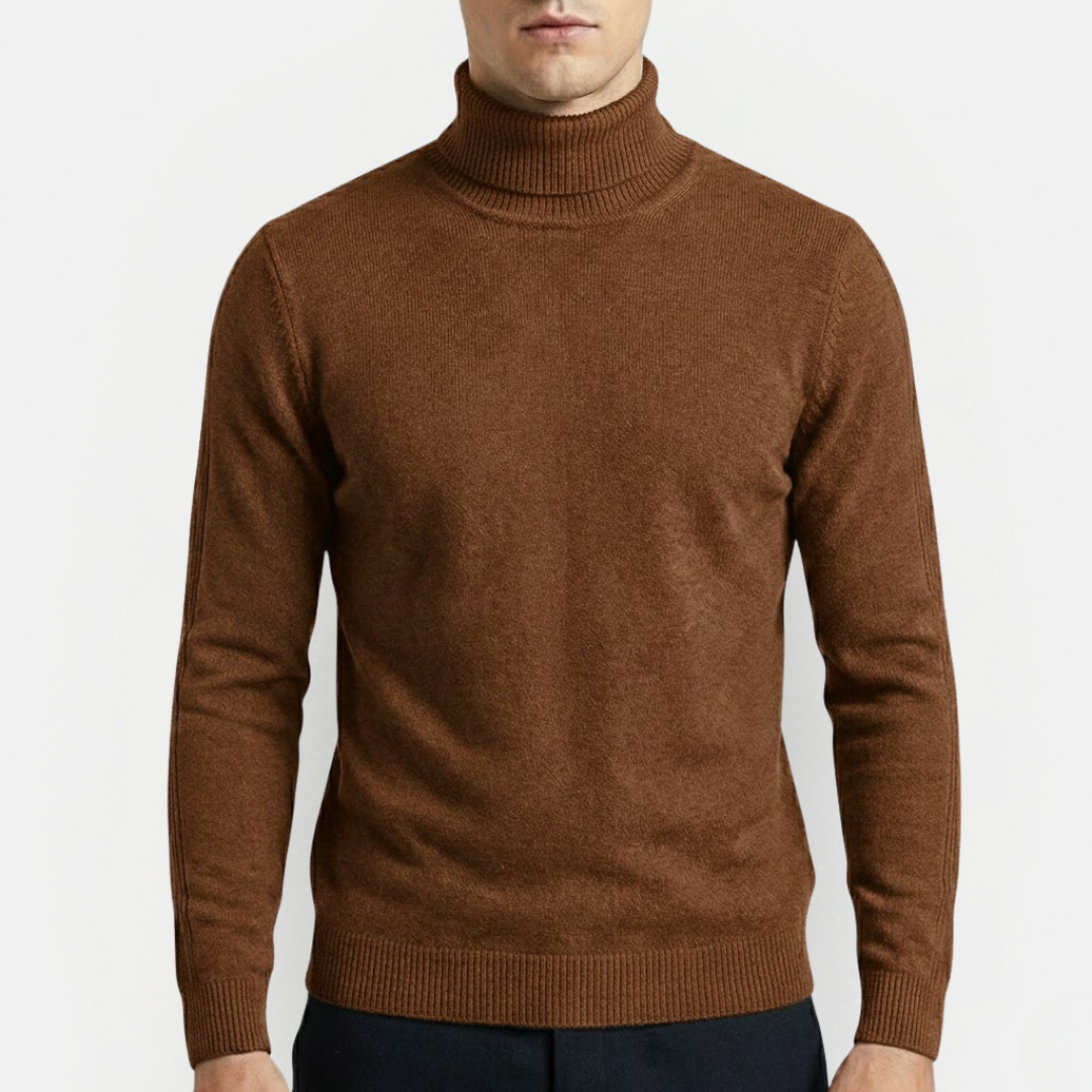 Men's Stylish Merino Wool Turtleneck