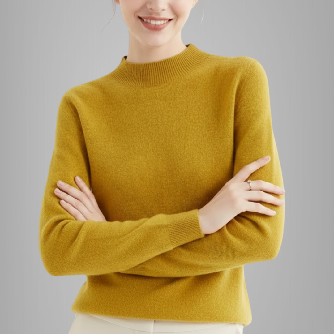 Damski sweter dzianinowy casual