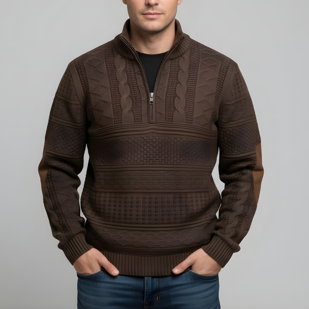 Men's Classic Half-Zip Sweater