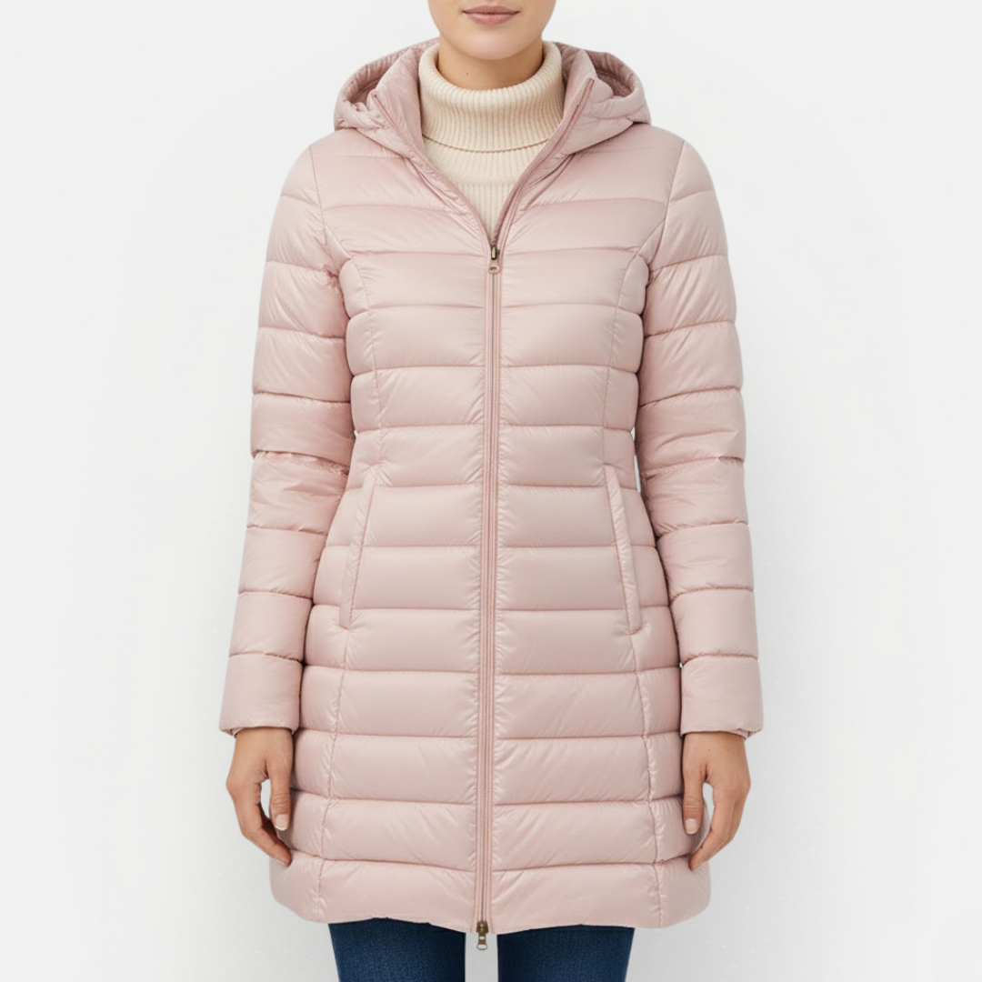 Women's Lightweight Winter Jacket with Hood