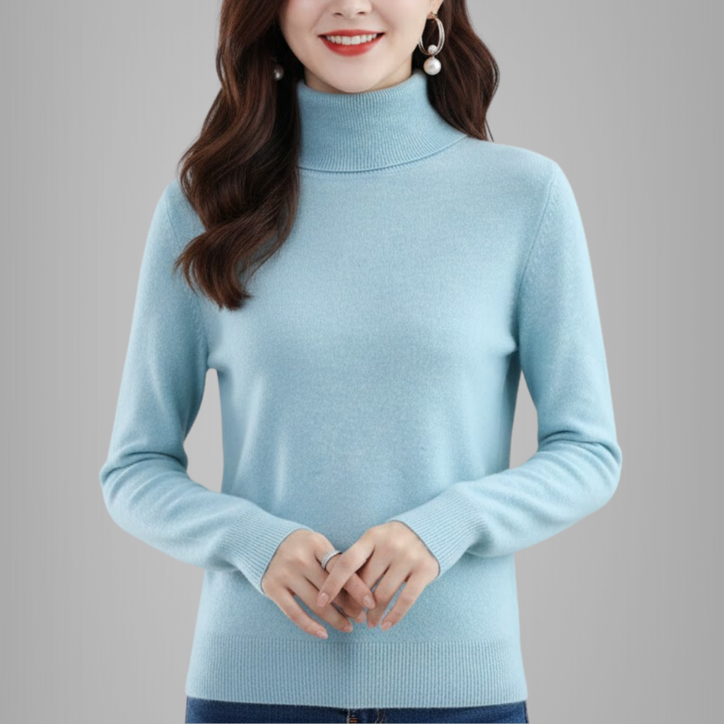 Women's Premium Turtleneck Sweater