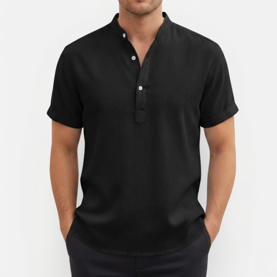 Męska przewiewna koszula lniana