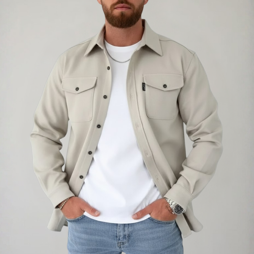 Men's Casual Shirt Jacket