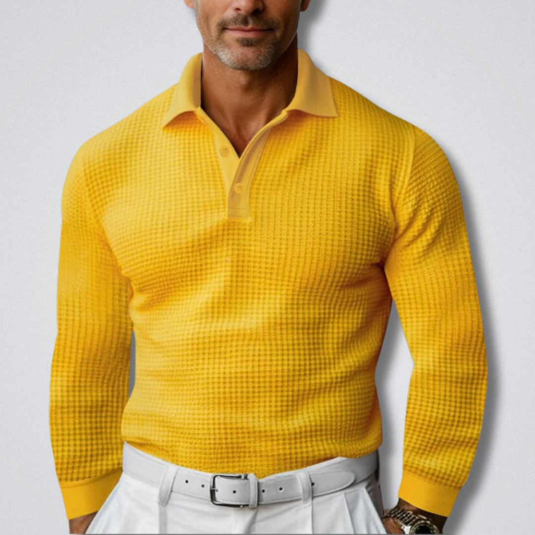 Męski Sweter Polo Comfort