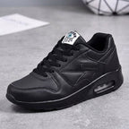 Sneakersy damskie na podwyższonej podeszwie z grafiką oka — Czarny